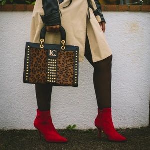 La carrie “Dr. Safari” Cheetah Print Handbag